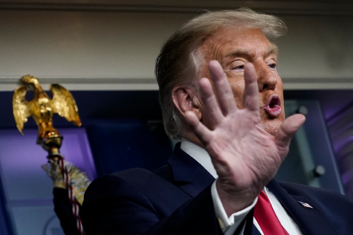 Trump team says history will vindicate him on coronavirus