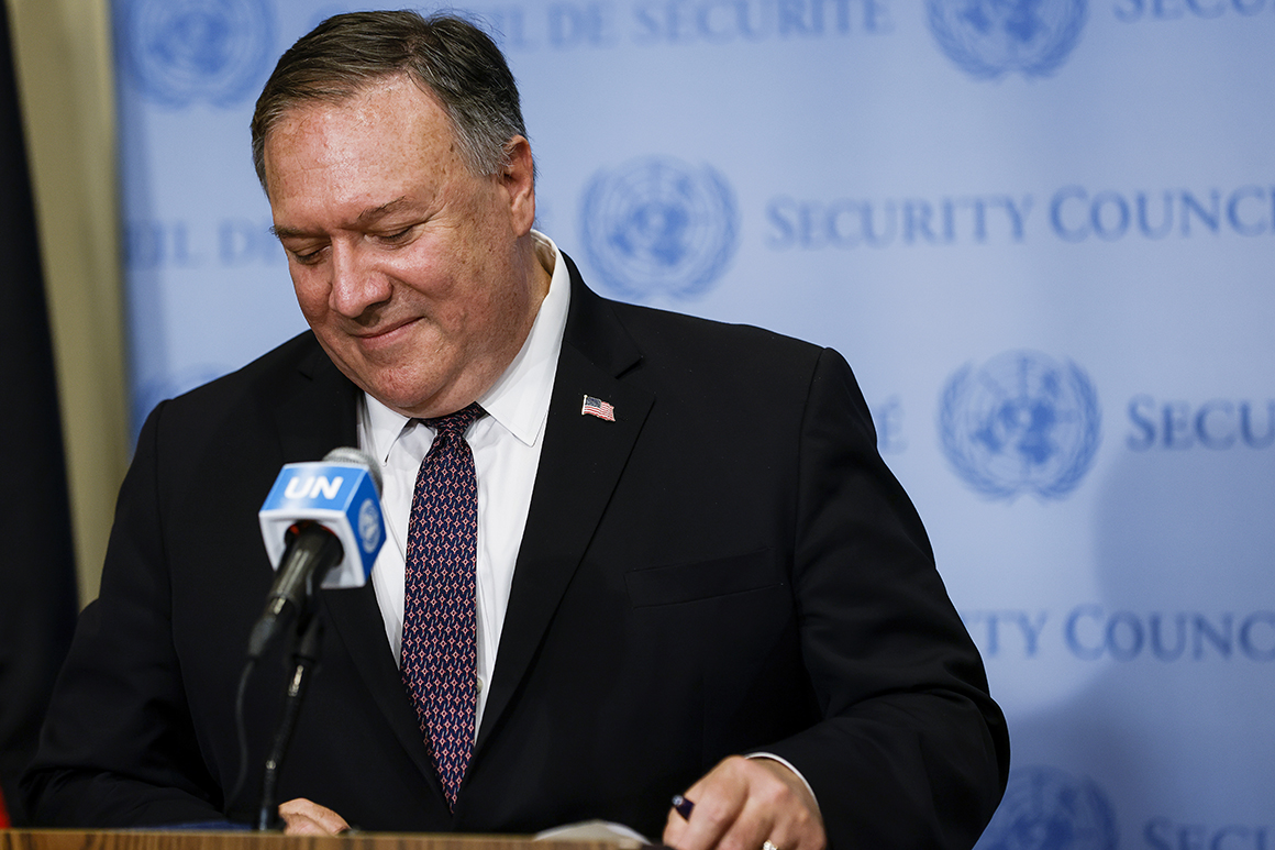 Democrats announce investigation into Pompeo’s convention speech