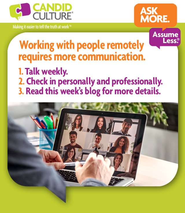 Working Remotely – Pick Up the Phone