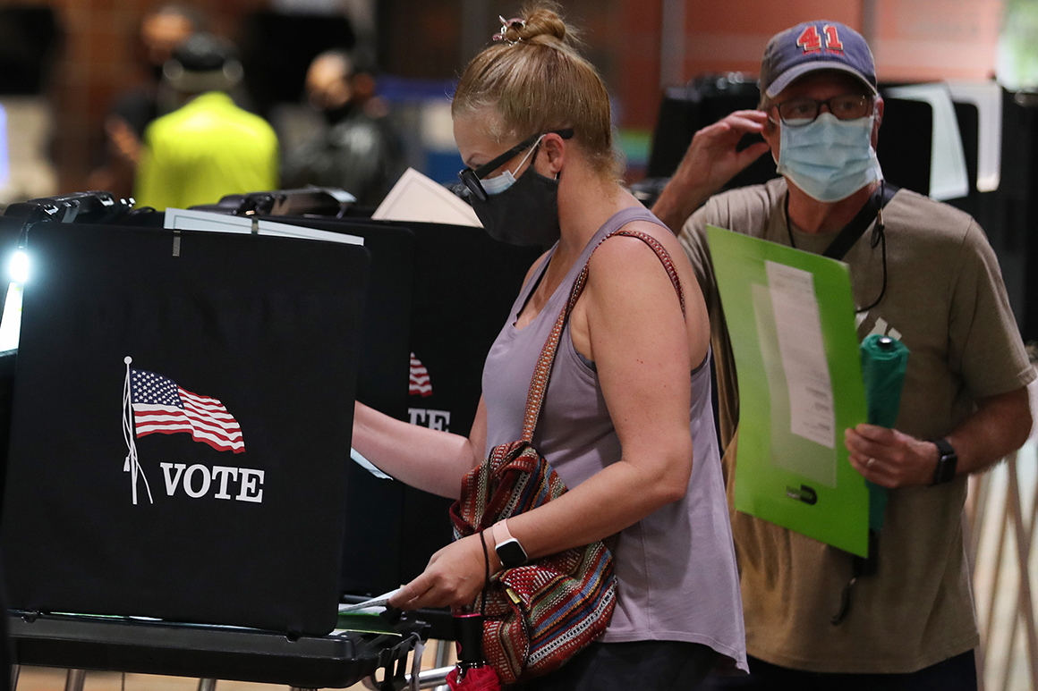 ‘Warning flare’: New swing-state data shows massive Democratic early-vote lead