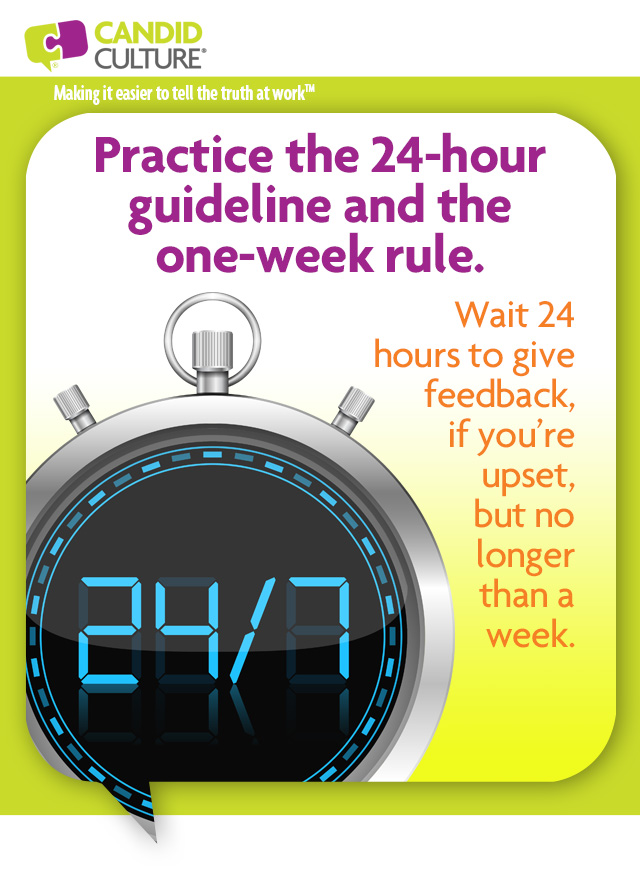 Giving Feedback – The Right Time is Now