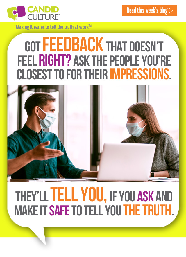 Receiving Feedback – Get A Second Opinion
