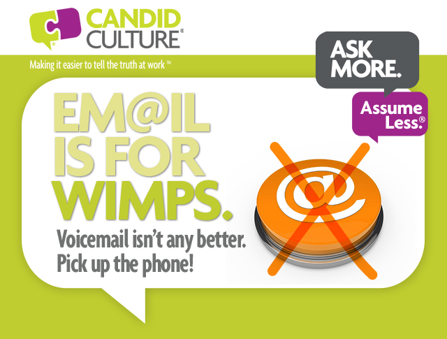 Don’t Give Feedback via Email, Voicemail. Pick Up the Phone.