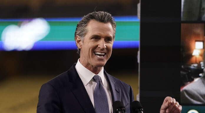 Newsom relied on Dodgers, donor-driven foundation for splashy state speech