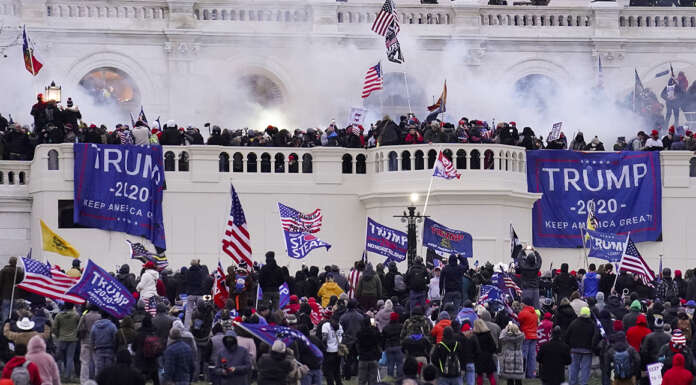 Judge detains alleged Capitol rioter who sported Hitler mustache to job at Navy facility