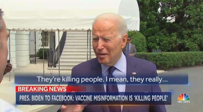 Networks Promote Biden Claiming Facebook Is ‘Killing People’ with COVID Misinformation