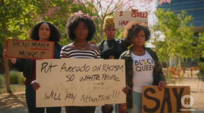 Freeform Sitcom Justifies Looting, Arson and Riots at BLM Protests: ‘So Be It’
