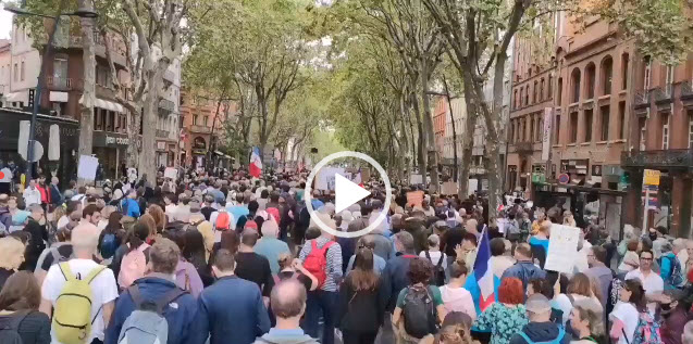 🇫🇷 PROTESTS AGAINST VACCINE PASSPORTS ALL OVER FRANCE 🇫🇷