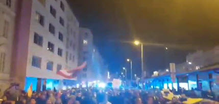 ‘I want my freedom back’: thousands protest against Covid lockdown in Austria – video