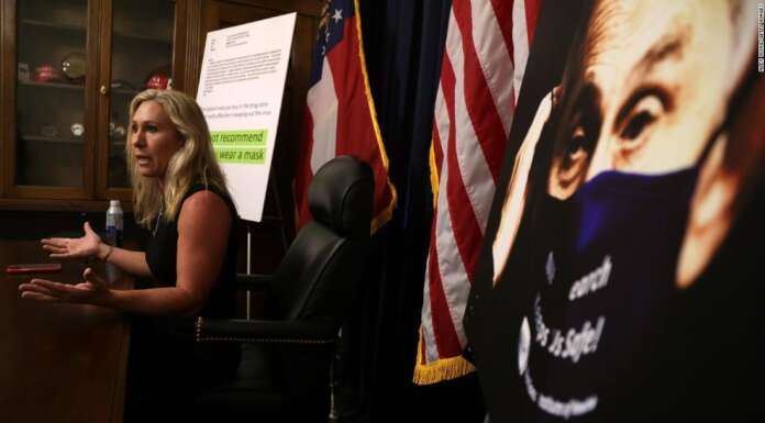 Rep. Marjorie Taylor Greene says she hasn’t received a Covid-19 vaccine