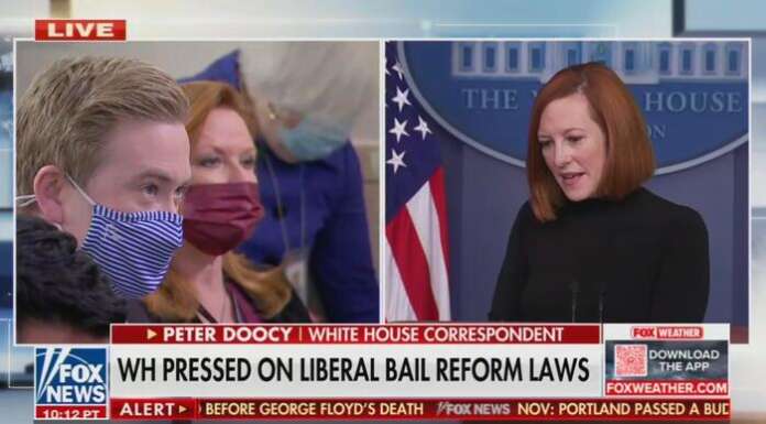 Psaki REFUSES to Tell Doocy Whether Biden Thinks Far-Left DA’s Are Causing Mass Crime