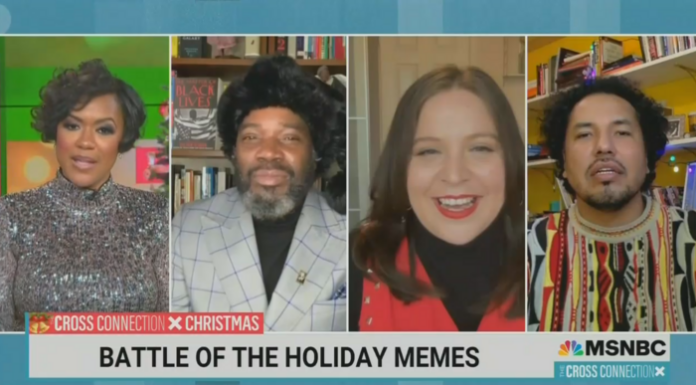 MSNBC Guest: ‘My Favorite Thing Is Hating on Christmas’