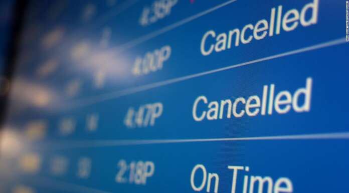 Holiday flight cancellations soar with Covid-19 disruptions and bad weather