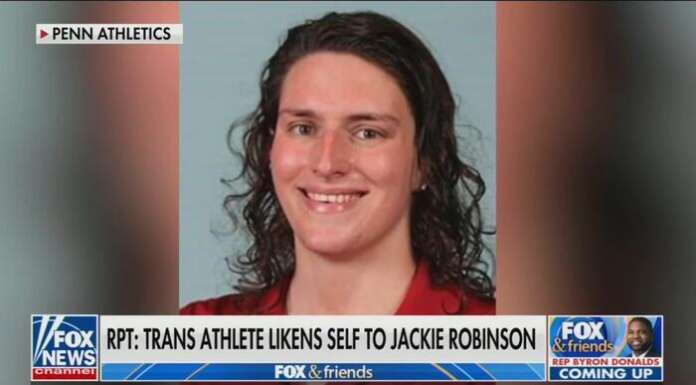 Trans Swimmer Thomas Says He’s ‘Like Jackie Robinson Of Trans Sports’