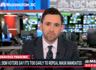 MSNBC: Lifting Mask Mandates Tough for Dem Governors Because Liberals Wear Them as ID