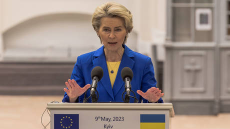 Western European leaders reach peak dystopia on Victory Day